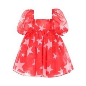 Selkie star puff dress